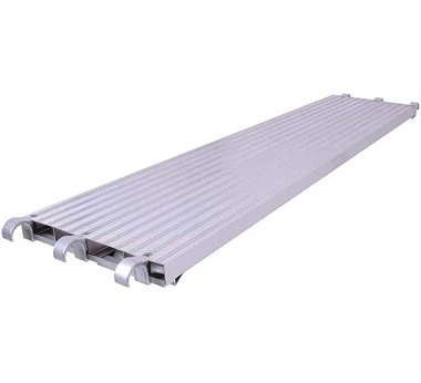 Tableros de paseo de aluminio para andamios